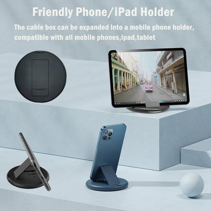 Adaptador Universal 6 en 1 USB-C/USB-A/Lightning 60W Negro