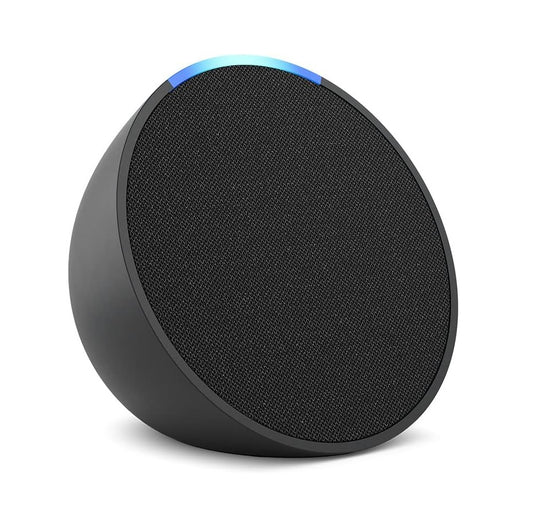 Amazon Echo Pop | Parlante Inteligente con Sonido Definido y Alexa – Carbón