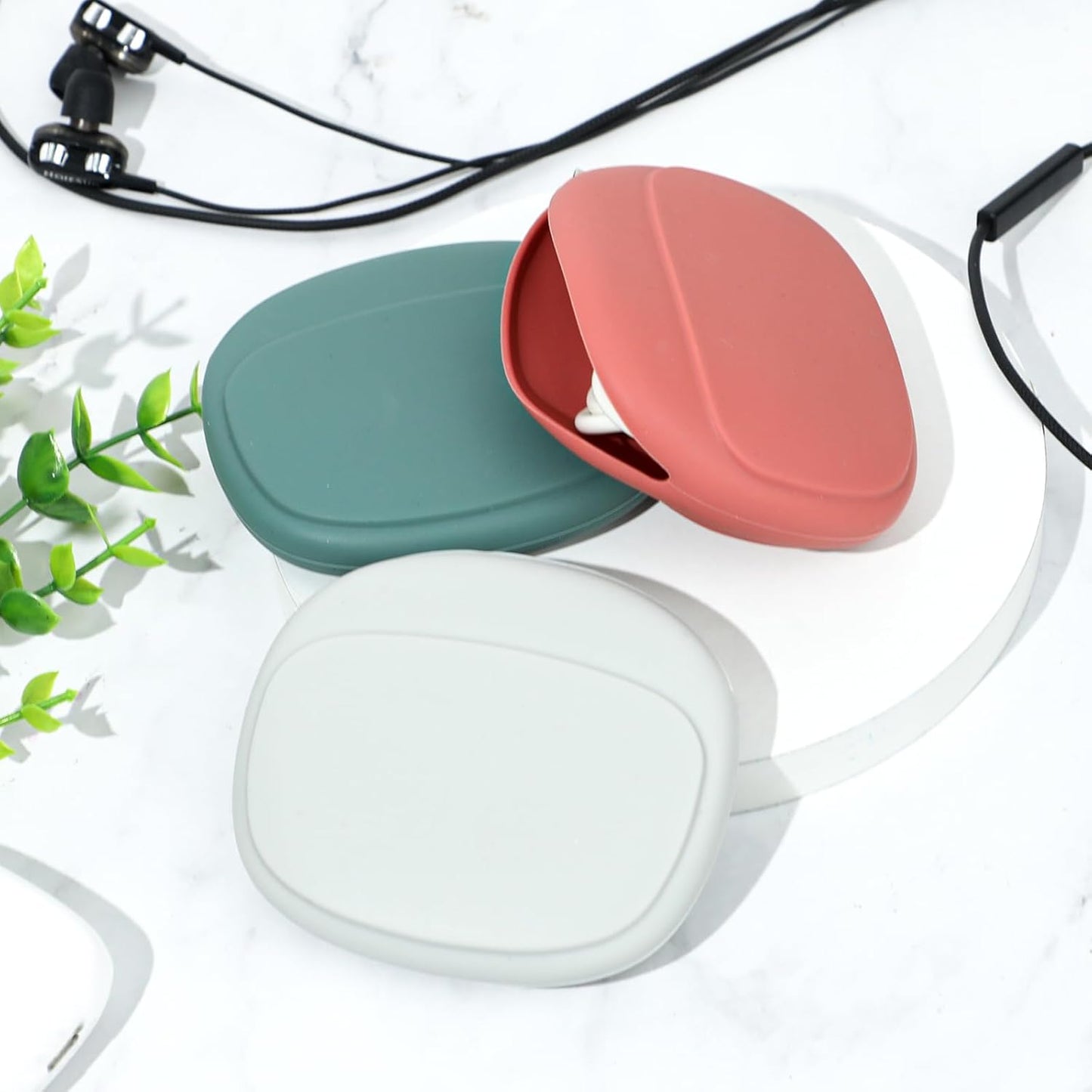 Organizador Portátil Silicona Pack x3 - Cables y Auriculares