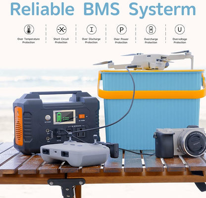Estación de Energía FF FlashFish E200 151 Wh  200W a 250W - Generador Solar