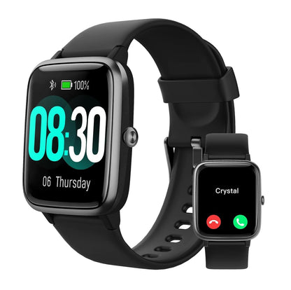 Smartwatch 1.83” con GPS y Bluetooth IP68 Negro
