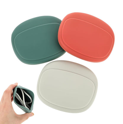 Organizador Portátil Silicona Pack x3 - Cables y Auriculares