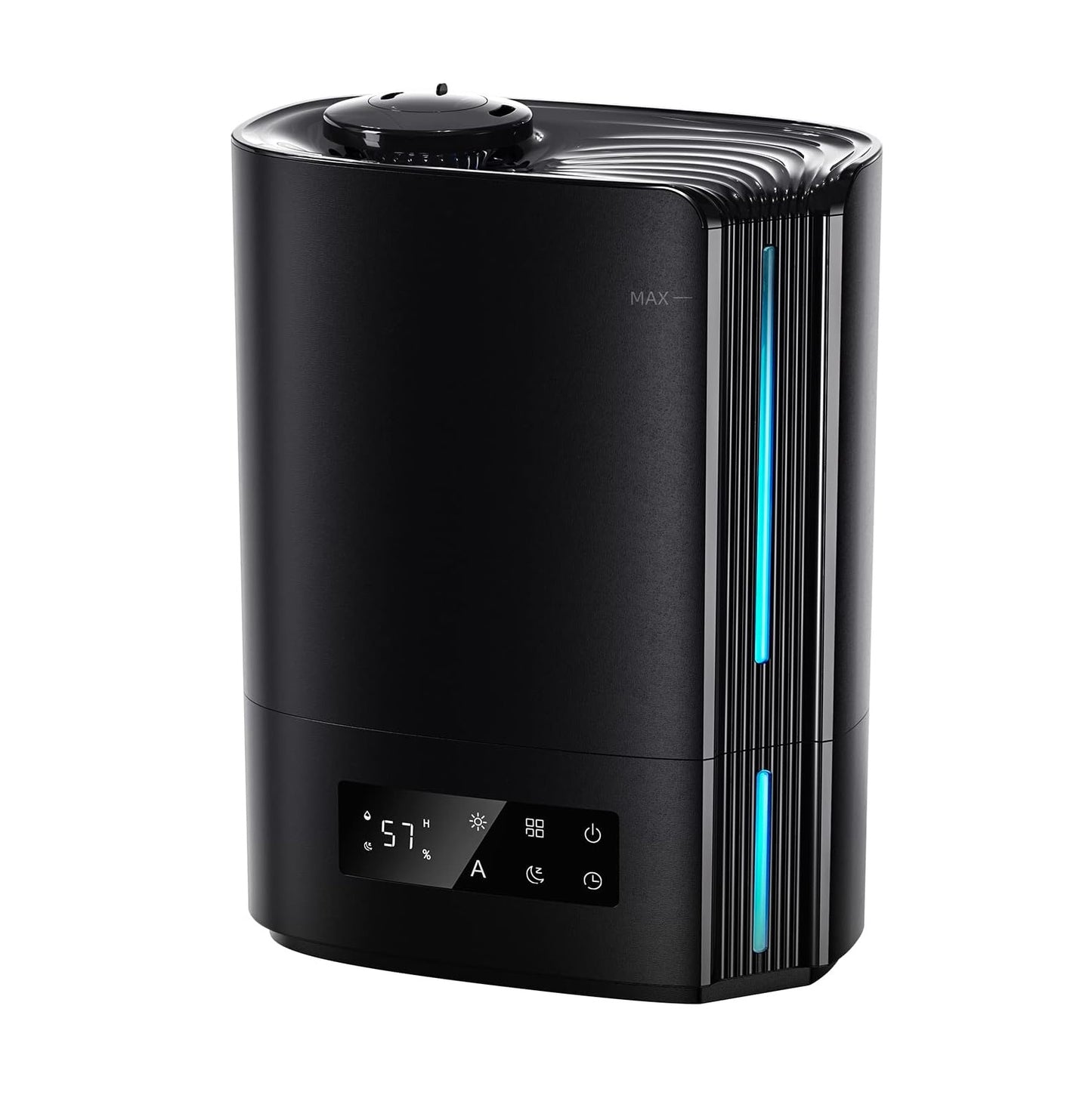 Humidificador Ultrasónico 6L Inteligente LED – Difusor Aromaterapia Negro