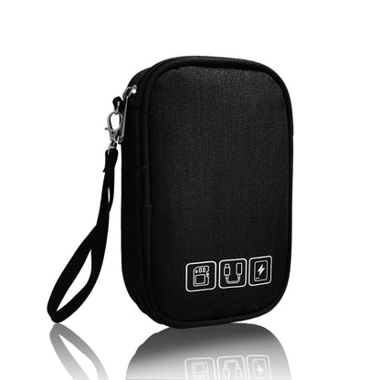 Estuche Organizador de Tecnología Impermeable - Negro