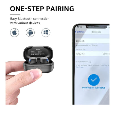 Audífonos Inalámbricos TOZO A1 Mini Bluetooth 5.3 IPX5