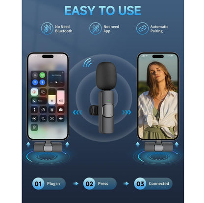 Micrófono Lavalier Inalámbrico USB-C iPhone 15 y Android