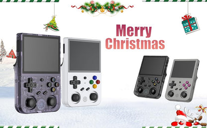 Consola Retro ANBERNIC RG353V HD con 4452 Juegos y Dual OS Negro Transparente