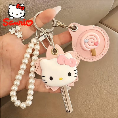 Llavero Hello Kitty Sanrio con Cubierta Protectora y Diseño Decorativo