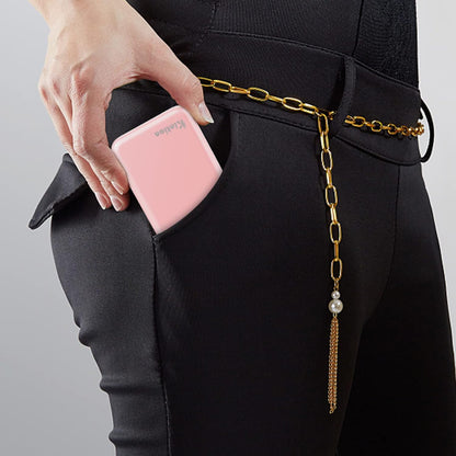 Espejo Compacto Recargable con Luz LED 3 Tonos