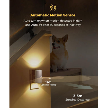 Lámpara LED Smart Nocturna con Sensor de Movimiento Pack x2