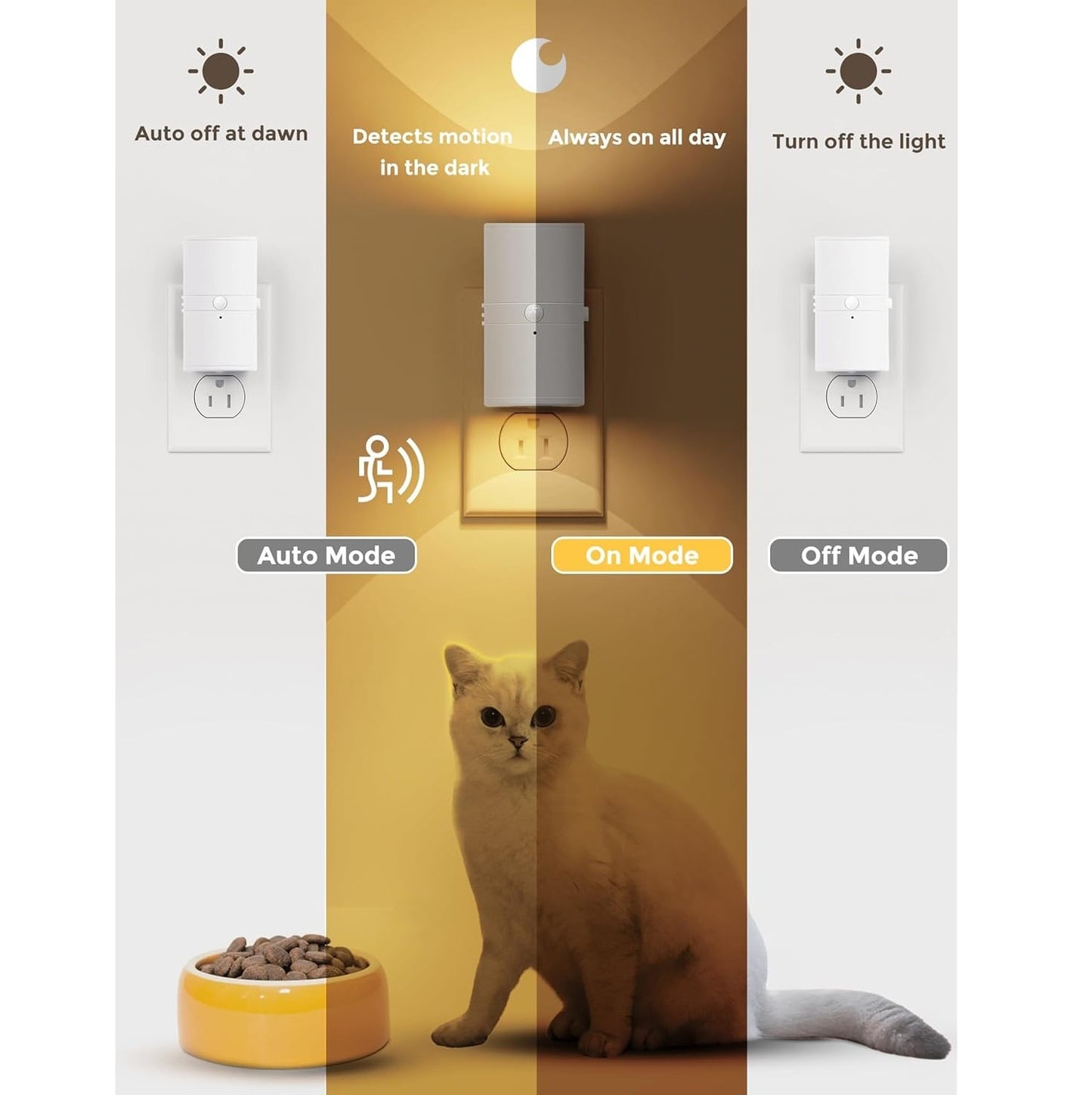 Lámpara LED Smart Nocturna con Sensor de Movimiento Pack x2