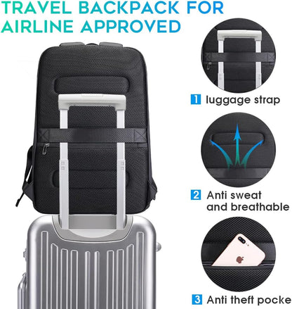 Mochila Inteligente BANGE Impermeable Laptop 15.6” USB