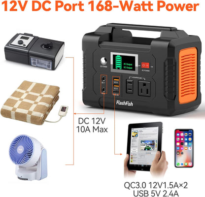 Estación de Energía FF FlashFish E200 151 Wh  200W a 250W - Generador Solar