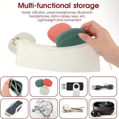 Organizador Portátil Silicona Pack x3 - Cables y Auriculares