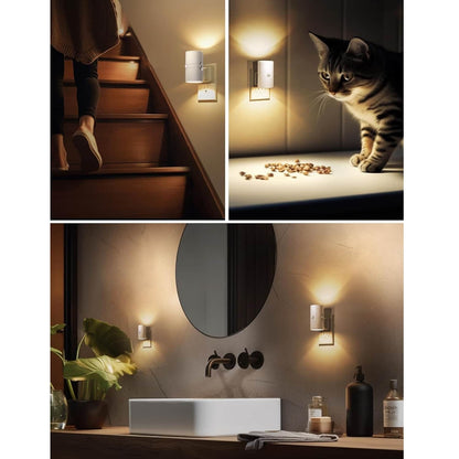 Lámpara LED Smart Nocturna con Sensor de Movimiento Pack x2