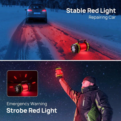 Linterna LED Recargable Consciot – 350 LM con Power Bank 3600 mAh – IPX4