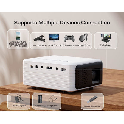 Proyector Portátil Mini FHD 1080p YOTON  Y3 120 lúmenes – HDMI y USB