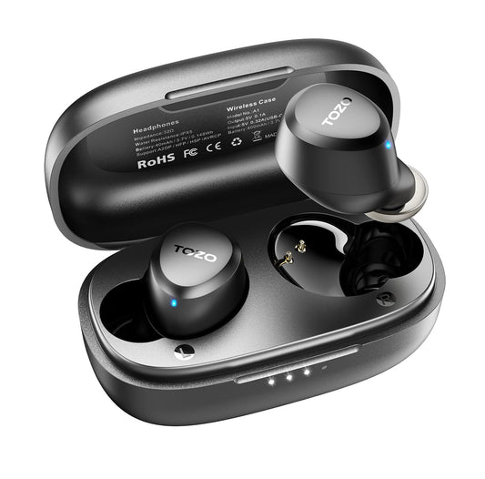 Audífonos Inalámbricos TOZO A1 Mini Bluetooth 5.3 - Micrófono Integrado - IPX5 Impermeables