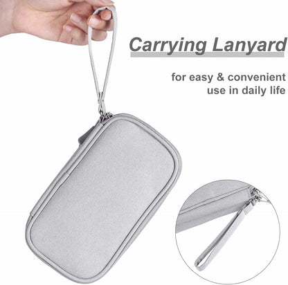 Estuche Organizador Accesorios Electrónicos Gris