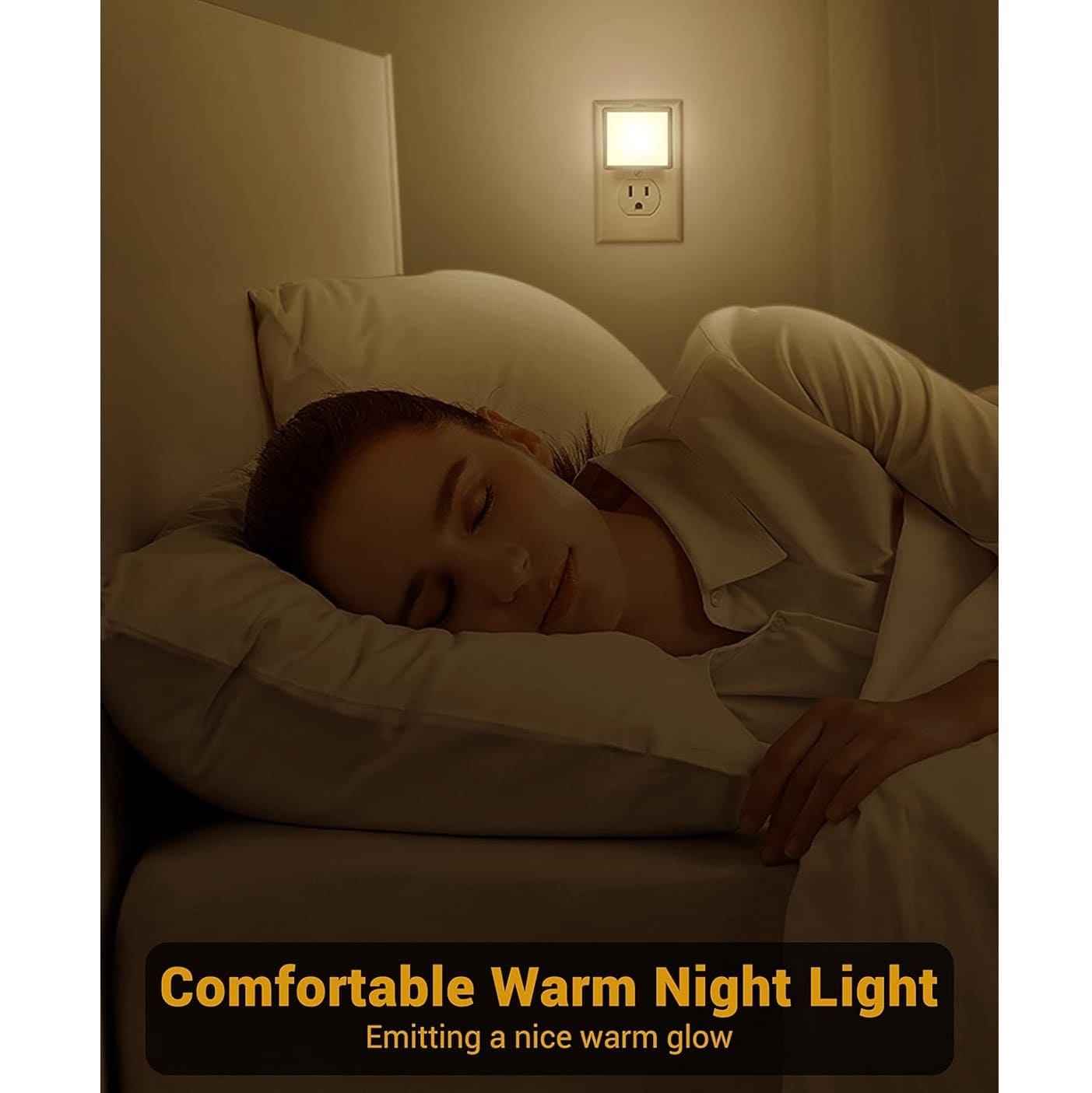 Luz LED Nocturna con Sensor de Luz Automático Pack x4