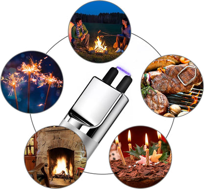 Encendedor Eléctrico USB Sin Llama Resistente al Viento
