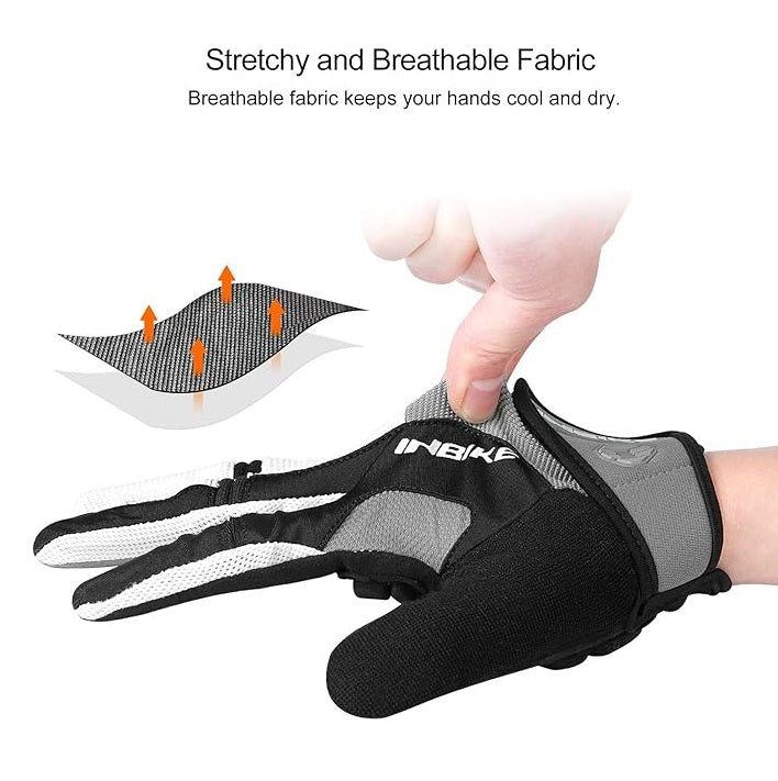 Guantes de Ciclismo Acolchados con Gel Antideslizantes Táctiles Small