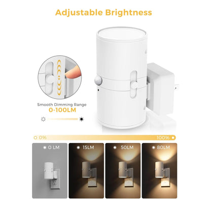 Lámpara LED Smart Nocturna con Sensor de Movimiento Pack x2