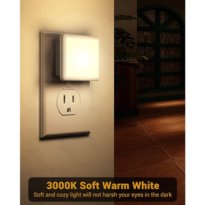 Luz LED Nocturna con Sensor de Luz Automático Pack x4