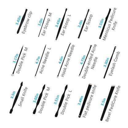 Kit Manicura y Pedicura 26 Piezas – Profesional y Portátil