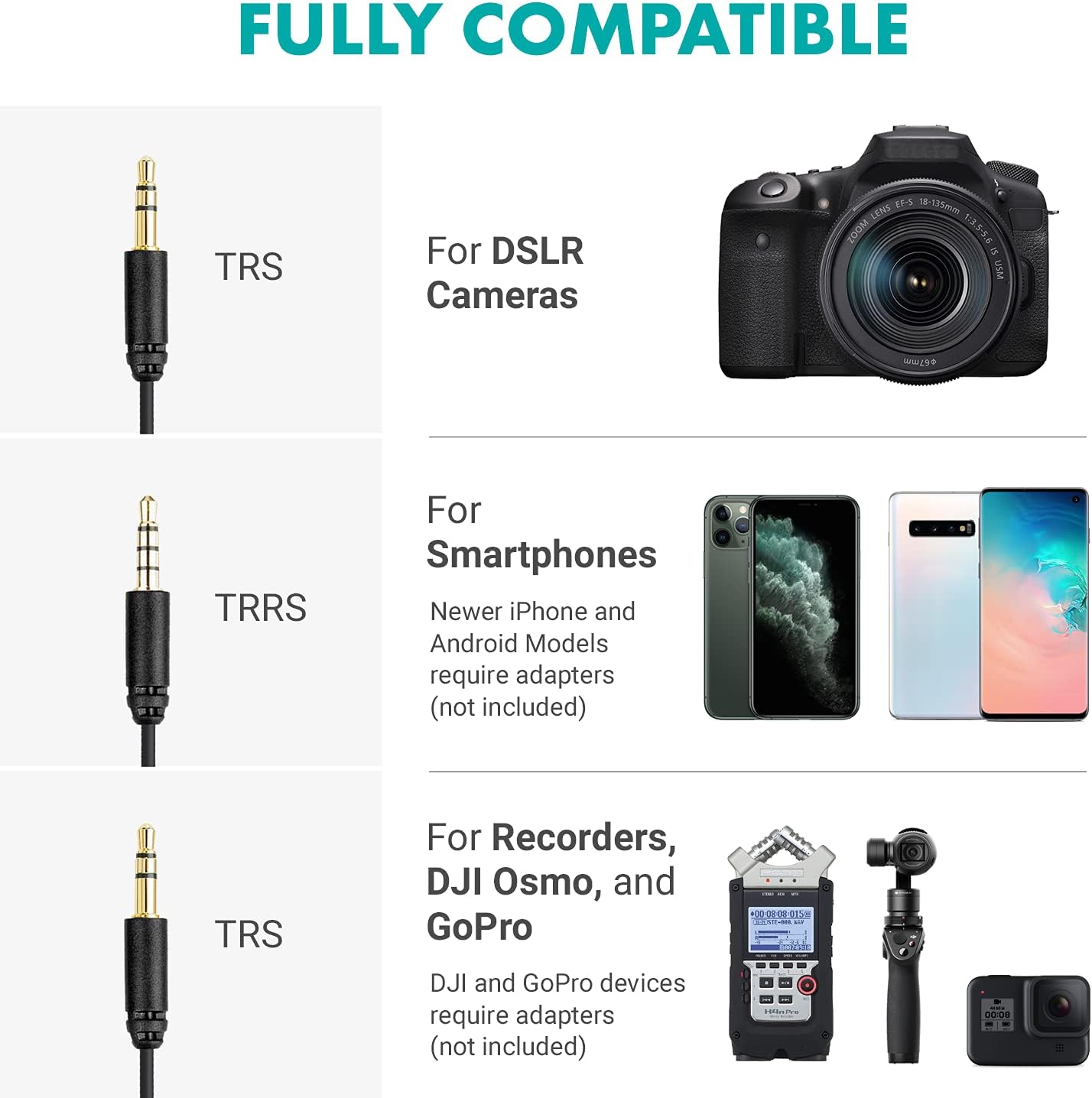 Micrófono Monocular Profesional Unidireccional – 6 Accesorios y Soporte Antivibración