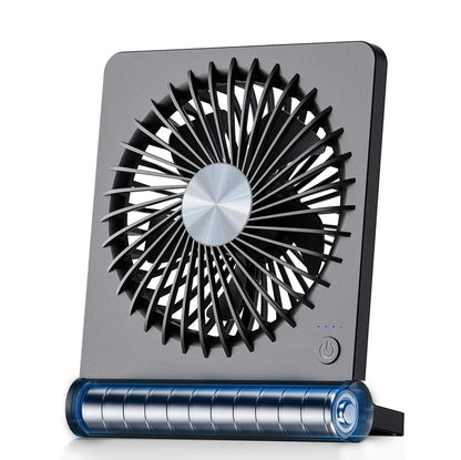 Ventilador Portátil USB Recargable – 3 Velocidades Silencioso