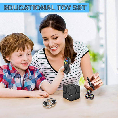 Juguetes Sensoriales Antiestrés – Set de 5 para Niños, Adolescentes y Adultos