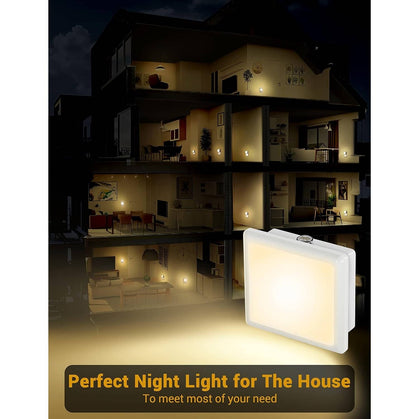 Luz LED Nocturna con Sensor de Luz Automático Pack x4