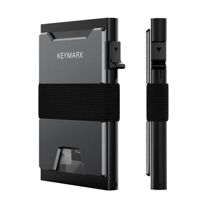 Billetera Anticlonación RFID para 15 Tarjetas Negra