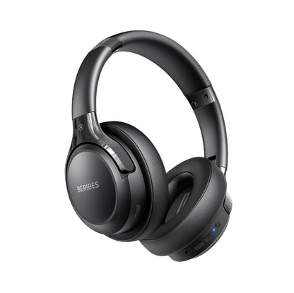 Audífonos Bluetooth Over Ear Plegables 65h Hi-Fi Negro