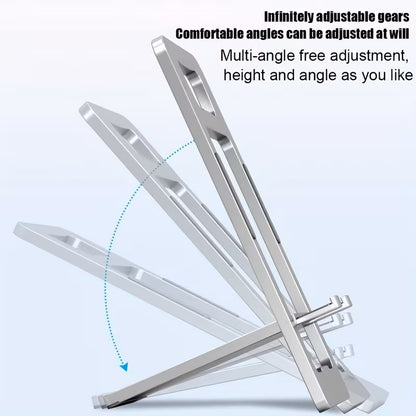 Soporte Plegable de Aluminio para Celular y Tablet con Abre Botellas
