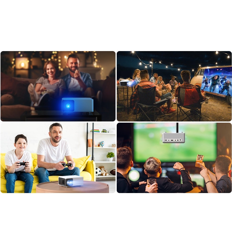 Proyector Portátil Mini FHD 1080p YOTON  Y3 120 lúmenes – HDMI y USB