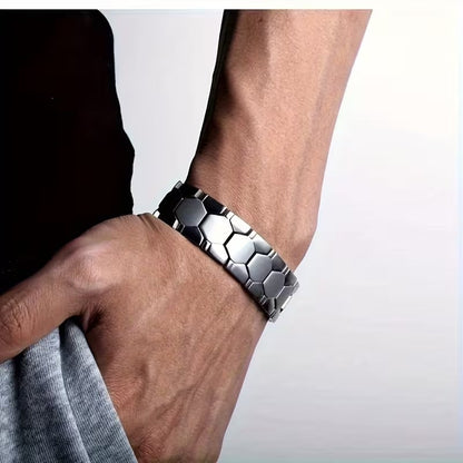 Juego de 2 Pulseras Geométricas Hexagonales 4 en 1 Unisex