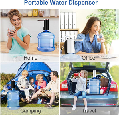 Dispensador de Agua Eléctrico JOYHILL 5 Galones LED USB-C