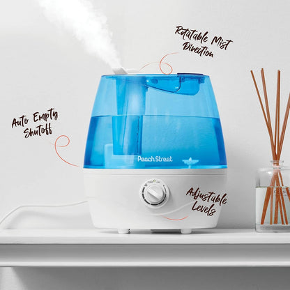 Humidificador Ultrasónico 2.2 L Silencioso 24 h