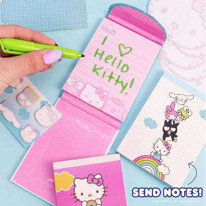 Mini Papelería Coleccionable Hello Kitty Sanrio – Notas Adhesivas y Suministros Escolares