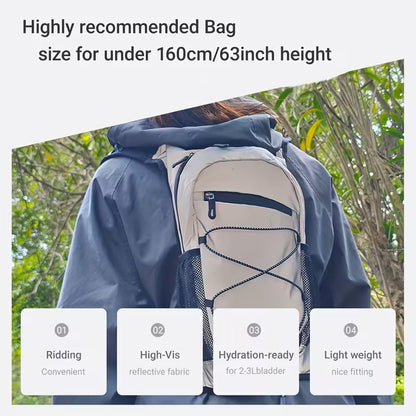 Mochila Reflectiva de Alta Visibilidad para Ciclismo y Senderismo
