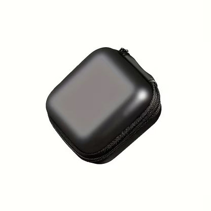 Mini Estuche Portátil para Accesorios Electrónicos Negro
