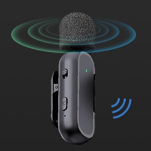 Micrófonos Lavalier Inalámbricos Profesionales – USB-C & Lightning – Pack x2
