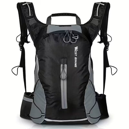 Mochila de Ciclismo 16L Ajustable y Transpirable Negra