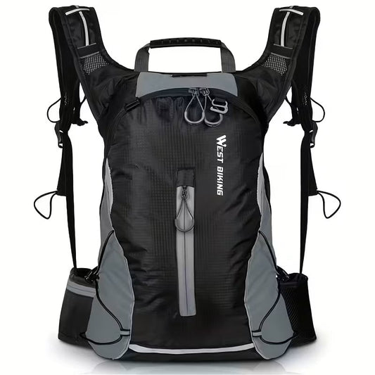 Mochila de Ciclismo 16L Ajustable y Transpirable Negra