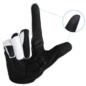 Guantes de Ciclismo Acolchados con Gel Antideslizantes Táctiles Small