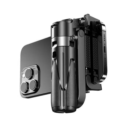 Selfie Stick 3 en 1 de Aluminio con Trípode y Control Bluetooth Negro