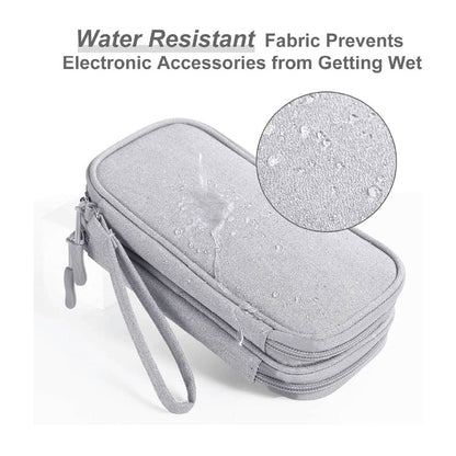 Estuche Organizador Accesorios Electrónicos Gris