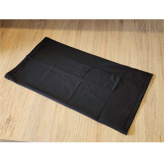 Buff flexible para cuello y cabeza - Multifuncional - Protección UV – Accesorio Unisex - Cinta Versátil - Transpirable para Ciclismo, Running, Senderismo y Deportes al Aire Libre – Negro